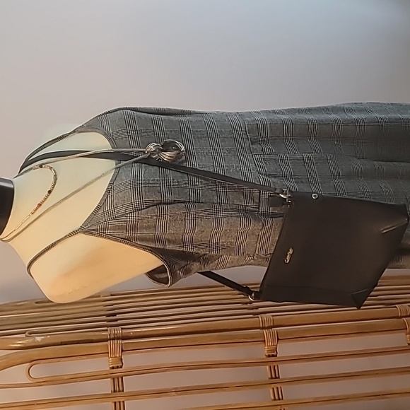 Wild Fable black and white checkered plaid jumpsuit romper wide leg XXL - Picture 3 of 14